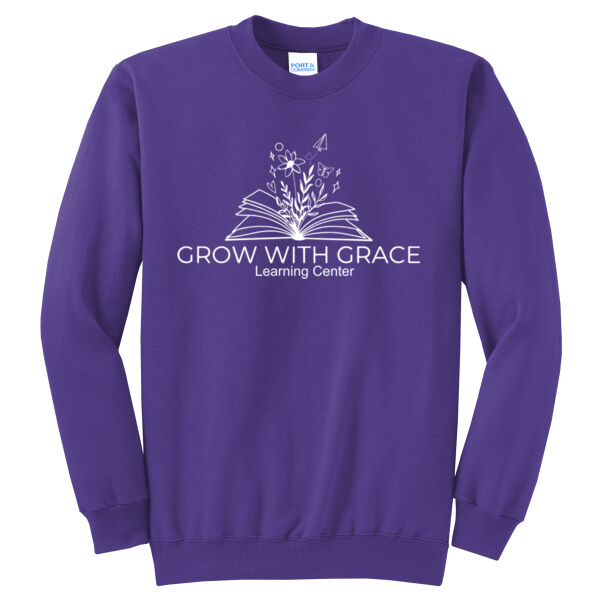 Grow With Grace - Core Fleece Crewneck Sweatshirt Thumbnail