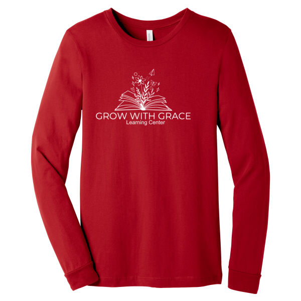 Grow With Grace - Unisex Jersey Long Sleeve Tee Thumbnail