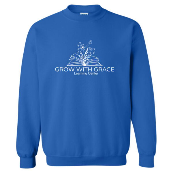Grow With Grace - Unisex Heavy Blend™ Crewneck Sweatshirt Thumbnail